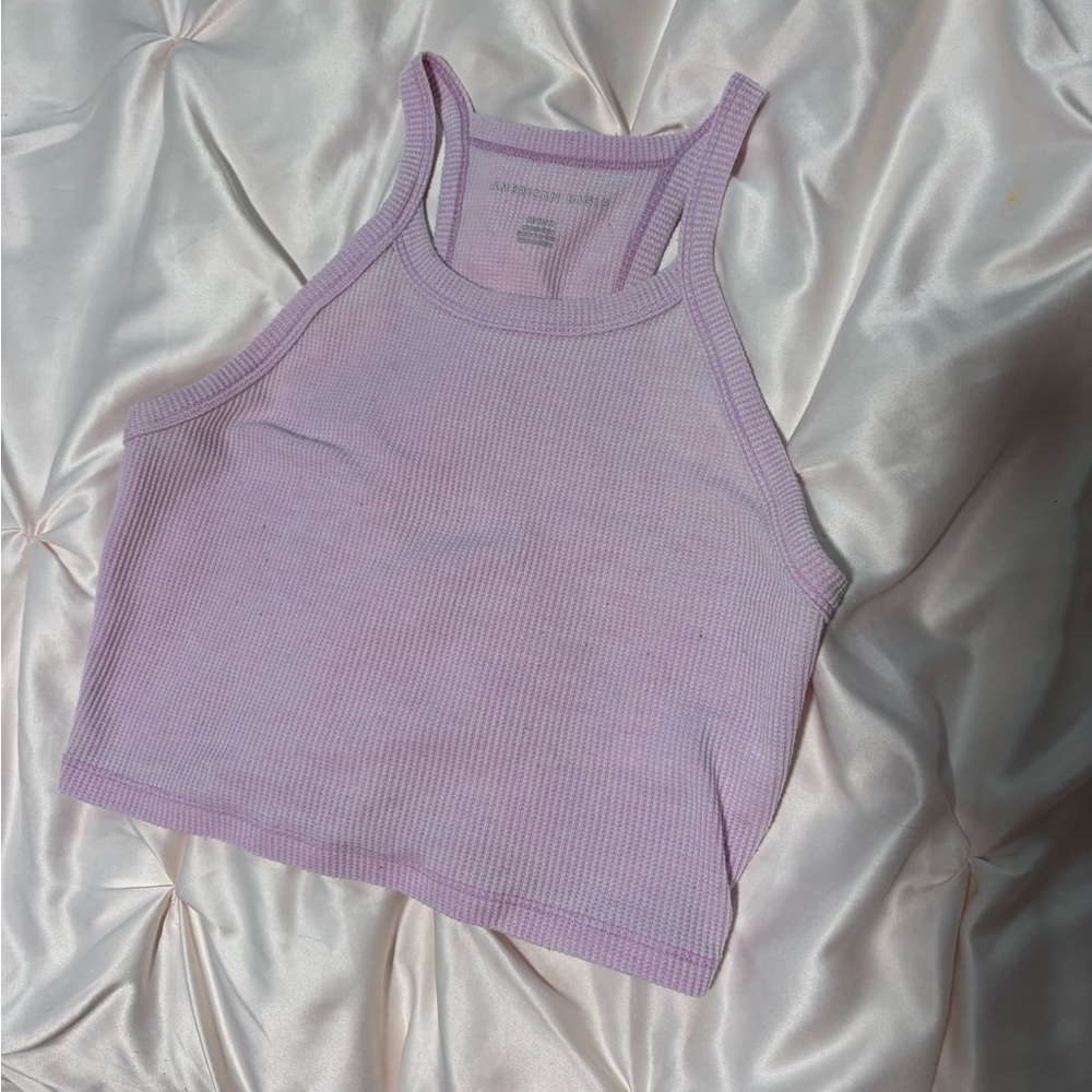 American Eagle Outfitters Lavender Crop Top